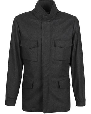 Boglioli フラップポケット ジャケット - ブラック
