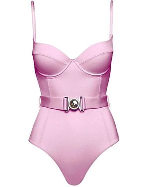 SOFIA ERHAN Badeanzug Mit Gürtel - Pink