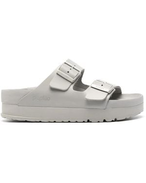 Birkenstock Arizona Flex プラットフォームサンダル - ホワイト