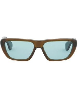 Marni Nozea Geometric-Frame Sunglasses - Green