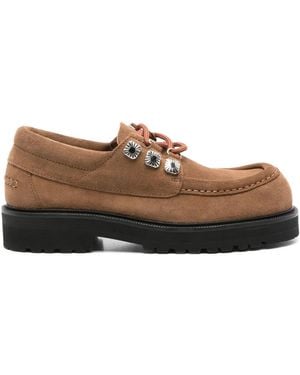 Toga Virilis Zapatos derby con apliques - Marrón