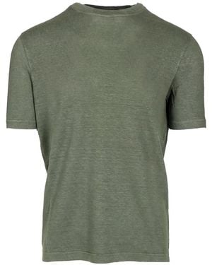 Al Duca d'Aosta Slim-Fit Linen-Blend T-Shirt - Green