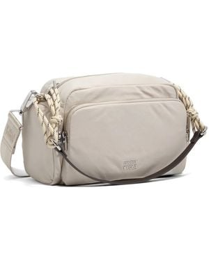 Bimba Y Lola Bandolera Satchel Con Cuerda - Gris