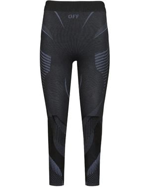 Off-White c/o Virgil Abloh Racing Seamless Leggings - Black