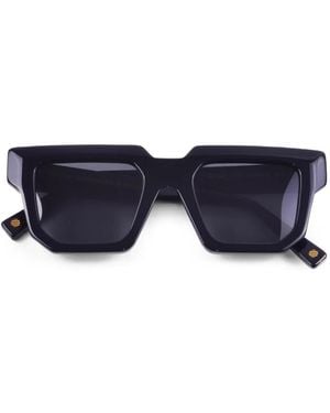 Gia Borghini Rosie Square-Frame Sunglasses - Blue