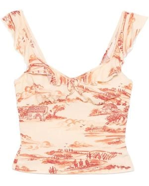 Reformation Lemmy Tank Top - Pink