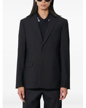 424 Einreihiges Sakko - Schwarz
