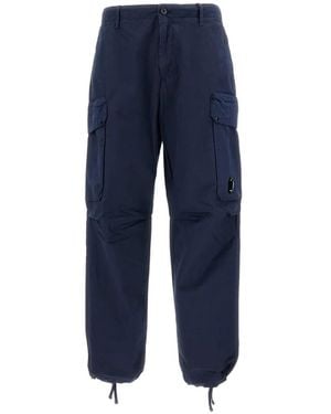 C.P. Company Micro-Reps Boxy Cargo Lens Trousers - Blue