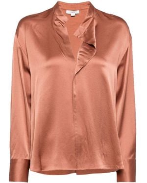 Vince Gedrapeerde Blouse - Roze