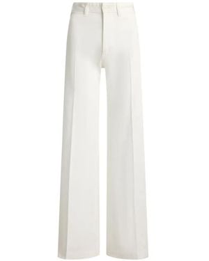 Polo Ralph Lauren High-Rise Flared Trousers - White