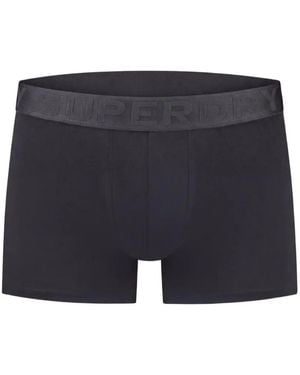 Superdry Set De 3 Bóxeres Con Logo En La Cinturilla - Azul