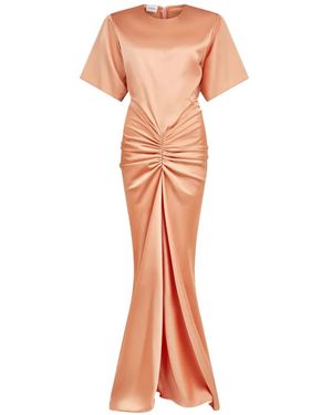 ANDAMANE Iris Gathered Maxi Dress - White