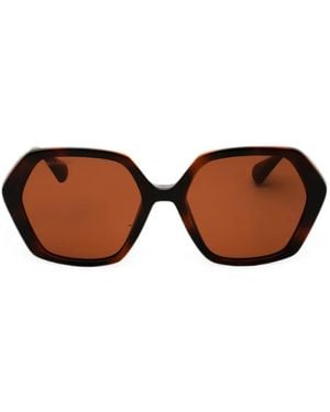 MAX&Co. Geometric-Frame Sunglasses - Brown