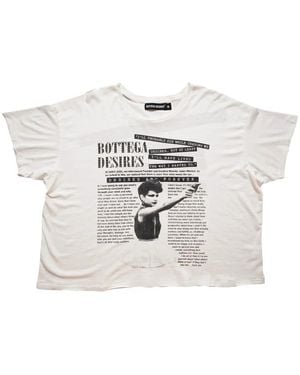 Bottega Desires Interview Graphic-Print T-Shirt - White