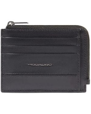 Piquadro Zip Cardholder - Black
