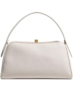 KHAITE Cate Structured Tote Bag - Natural