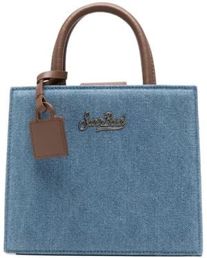 MC2 Saint Barth Structured Shop Bag - Blue