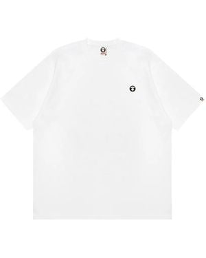 Aape By A Bathing Ape Logo-Patch T-Shirt - White