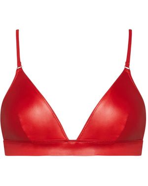 Maison Close Top De Bikini Splash Triangular - Rojo