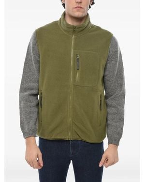POLAR SKATE Fleece Sleeveless Gilet - Green