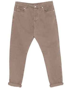 Brunello Cucinelli Five-Pocket Jeans - Grey