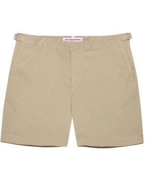 Orlebar Brown Bulldog Stretch-Cotton Chino Shorts - Natural