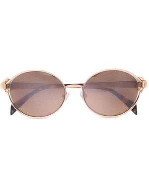Maje Flower Round-Frame Sunglasses - Pink