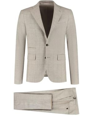 PAUL ZEIST Traje a cuadros - Gris