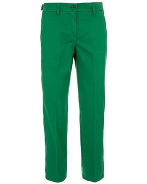 Jacob Cohen Logo-Patch Pants - Green