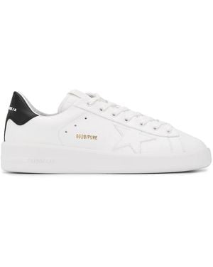 Golden Goose Purestar Lace-Up Trainers - White