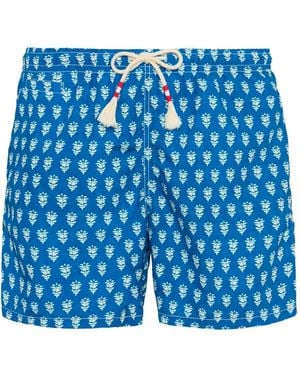 Mc2 Saint Barth Costume Da Bagno Con Stampa Caprese - Blu