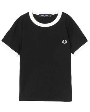 Fred Perry Short-Sleeve T-Shirt - Black
