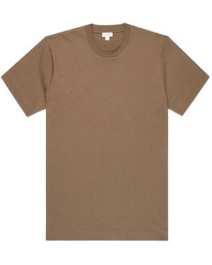 Sunspel Crew-Neck T-Shirt - Brown