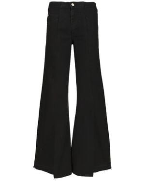 E.L.V. Denim Odette Flared Jeans - Black