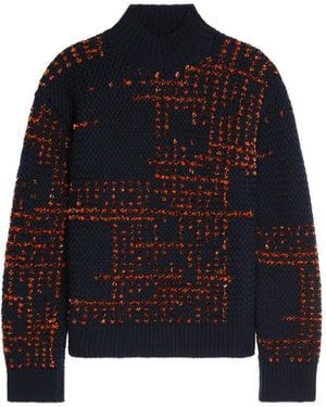 Dries Van Noten High-Neck Jumper - Blue