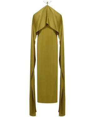 Taller Marmo Nan Draped Dress - Green