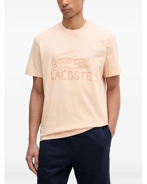Lacoste Logo-Print T-Shirt - Blue