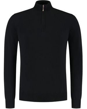 Doriani Pull À Col Zippé - Noir