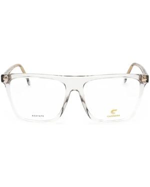 Carrera Rectangle-Frame Glasses - Natural