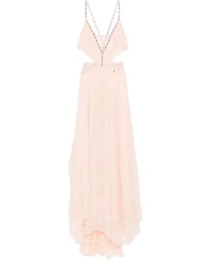 Nissa Embellished Cut-Out Maxi Dress - Pink