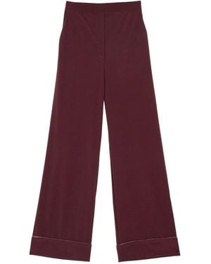 Maliparmi Pantalones Con Cremallera - Morado