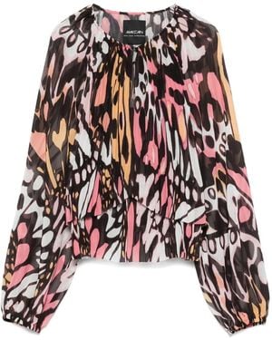Marc Cain Printed Blouse - Black