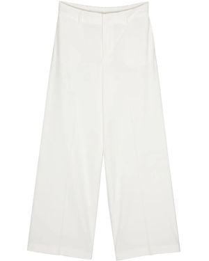 PT Torino Lorenza Flared Trousers - White
