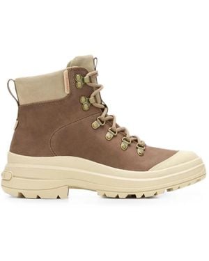 Merrell Harper Lace Zip Ankle Boots - Natural