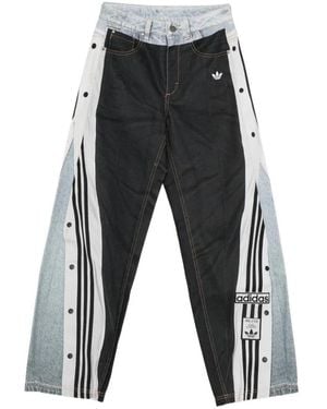 adidas Adibreak ストライプ ジーンズ - グレー