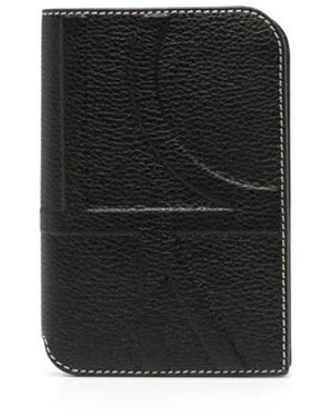 TOTEME Monogram Embossed Wallet - White