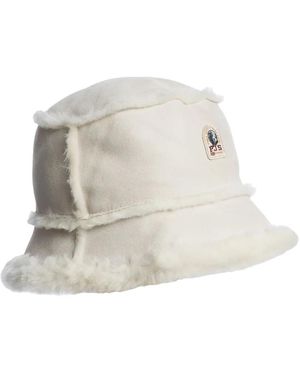 Parajumpers Vissershoed Met Lammy Afwerking - Wit