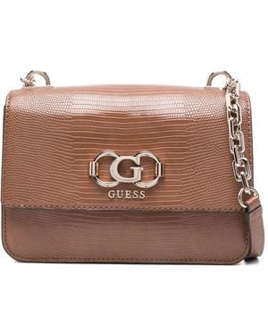 Guess Salinge Cross Body Bag - Marron