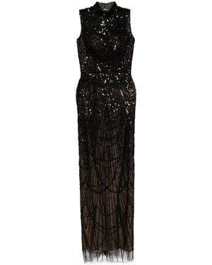 Saiid Kobeisy Beaded Dress - Black