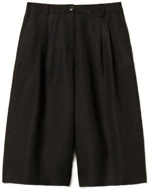 Twinset Bermuda À Pinces - Black
